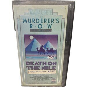 Death On The Nile VHS Video Agatha Christie The Murder’s Row Collection Mystery